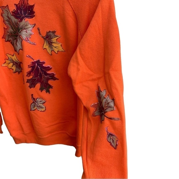 Vintage Fall Leaves Crewneck Sweatshirt - Picture 2 of 6